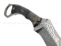 Волчий Век нож керамбит сталь PGK WA, рукоять G10, Carbon fiber, пины