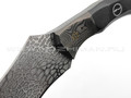 Волчий Век нож керамбит сталь PGK WA, рукоять G10, Carbon fiber, пины