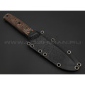 Волчий Век нож Wolfkniven сталь N690 WA satin, рукоять черно-коричневая G10 Волчий Век нож Wolfkniven сталь N690 WA satin, рукоять черно-коричневая G10