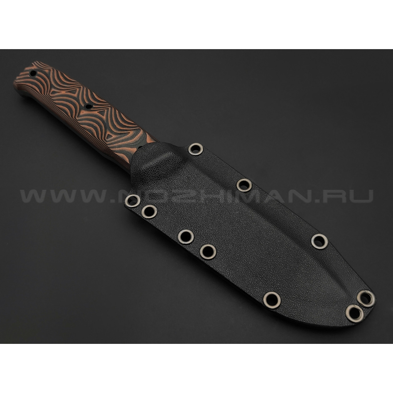 Волчий Век нож Wolfkniven сталь N690 WA satin, рукоять черно-коричневая G10