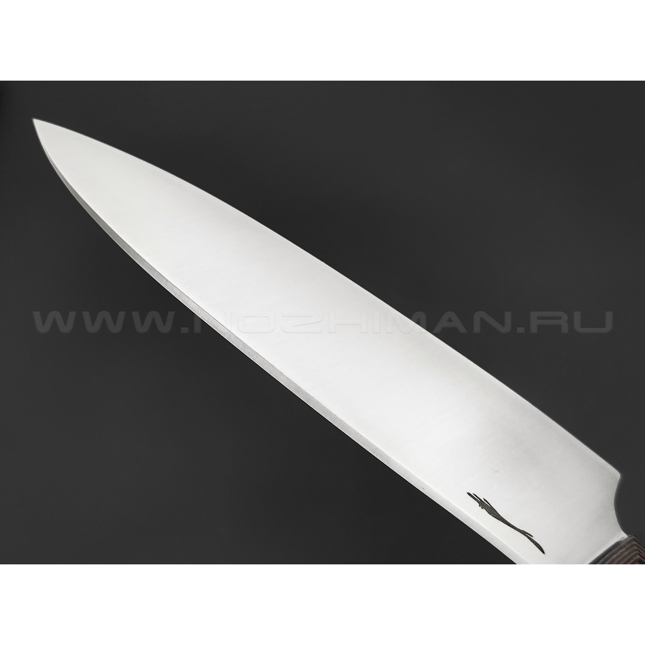Волчий Век нож Шеф сталь Niolox WA сатин, рукоять черно-коричневая G10