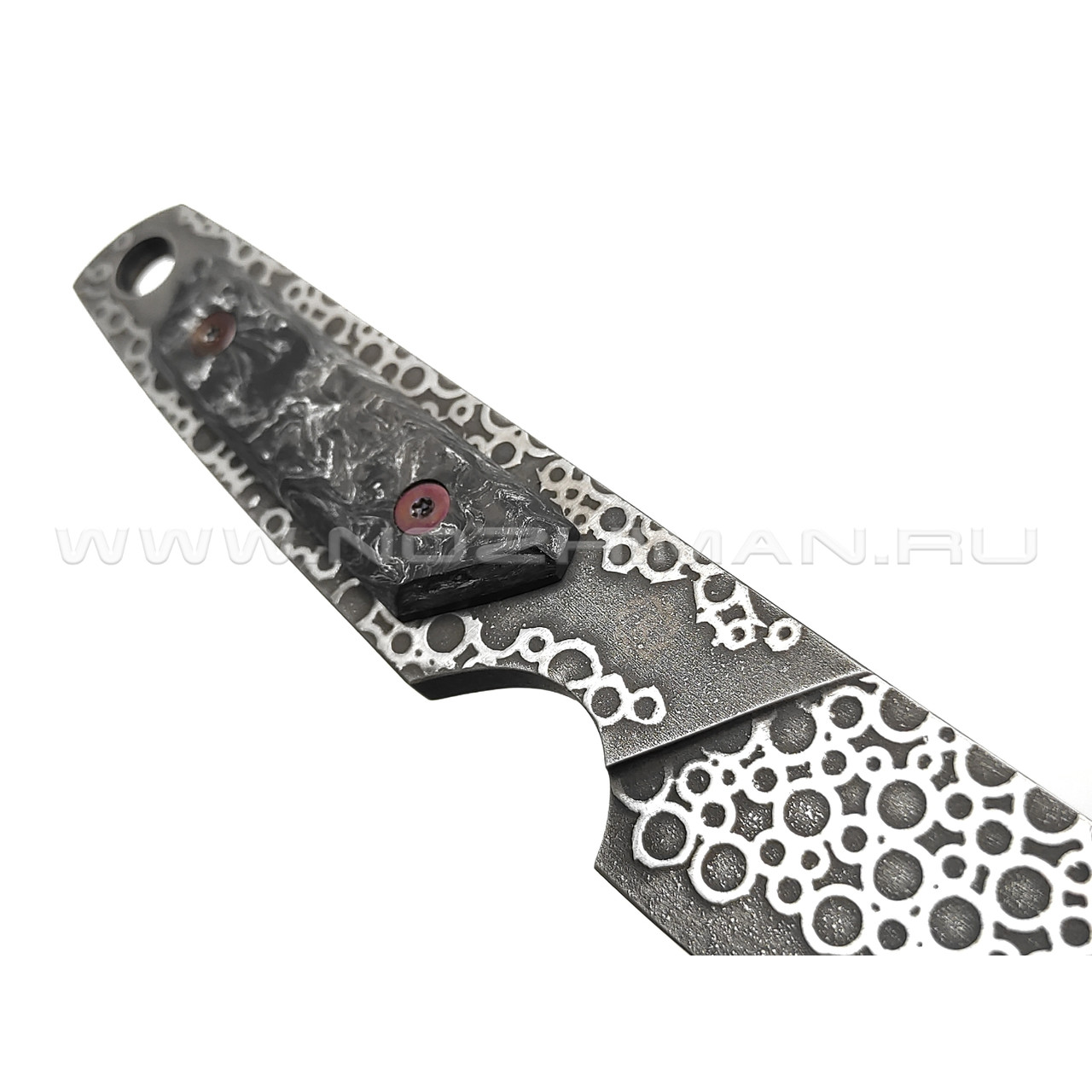 Neyris Knives нож Мехтар сталь CPM 3V, рукоять Carbon fiber dark matter silver