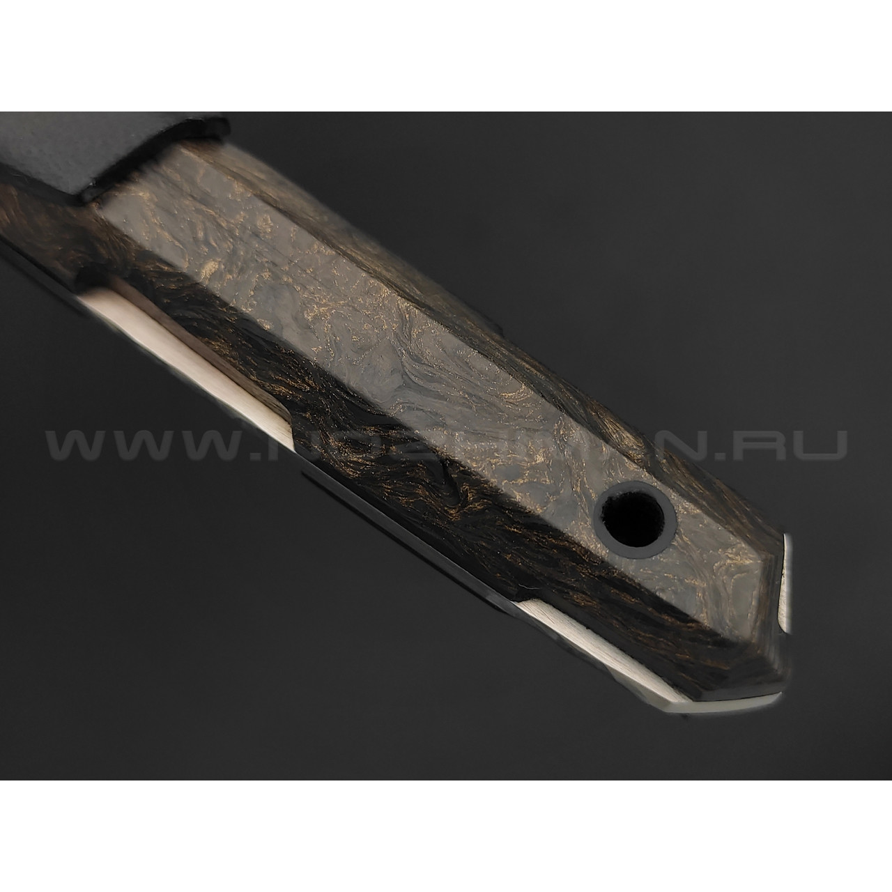 Neyris Knives нож Sintet S сталь M398, рукоять Carbon fiber dark matter gold