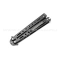 Нож балисонг "Rest" black B-130 сталь 440, рукоять Stainless steel (Ножемир)