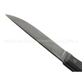 Роман Малинин нож "Азимут" сталь K110 блэквош, рукоять G10 black
