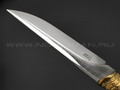 Kizlyar knife нож Тигр сталь Х12МФ, рукоять граб, латунь