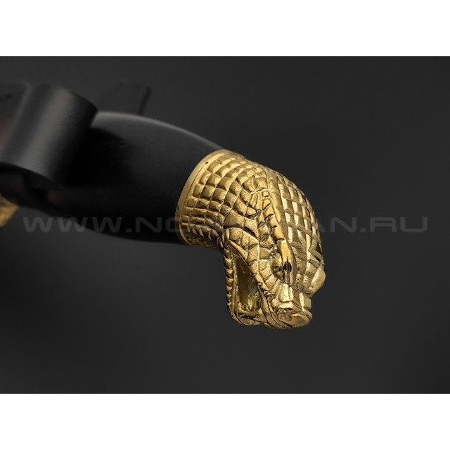 Kizlyar knife нож Гюрза сталь Х12МФ, рукоять граб, латунь
