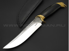 Kizlyar knife нож Орёл сталь Х12МФ, рукоять граб, латунь