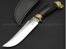Kizlyar knife нож Кабан сталь Х12МФ, рукоять граб, латунь
