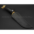 Kizlyar knife нож Кабан сталь Х12МФ, рукоять граб, латунь Kizlyar knife нож Кабан сталь Х12МФ, рукоять граб, латунь