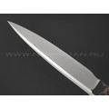 Нож Burlax BX0042 сталь Aus10Co, рукоять коричневая джутовая микарта