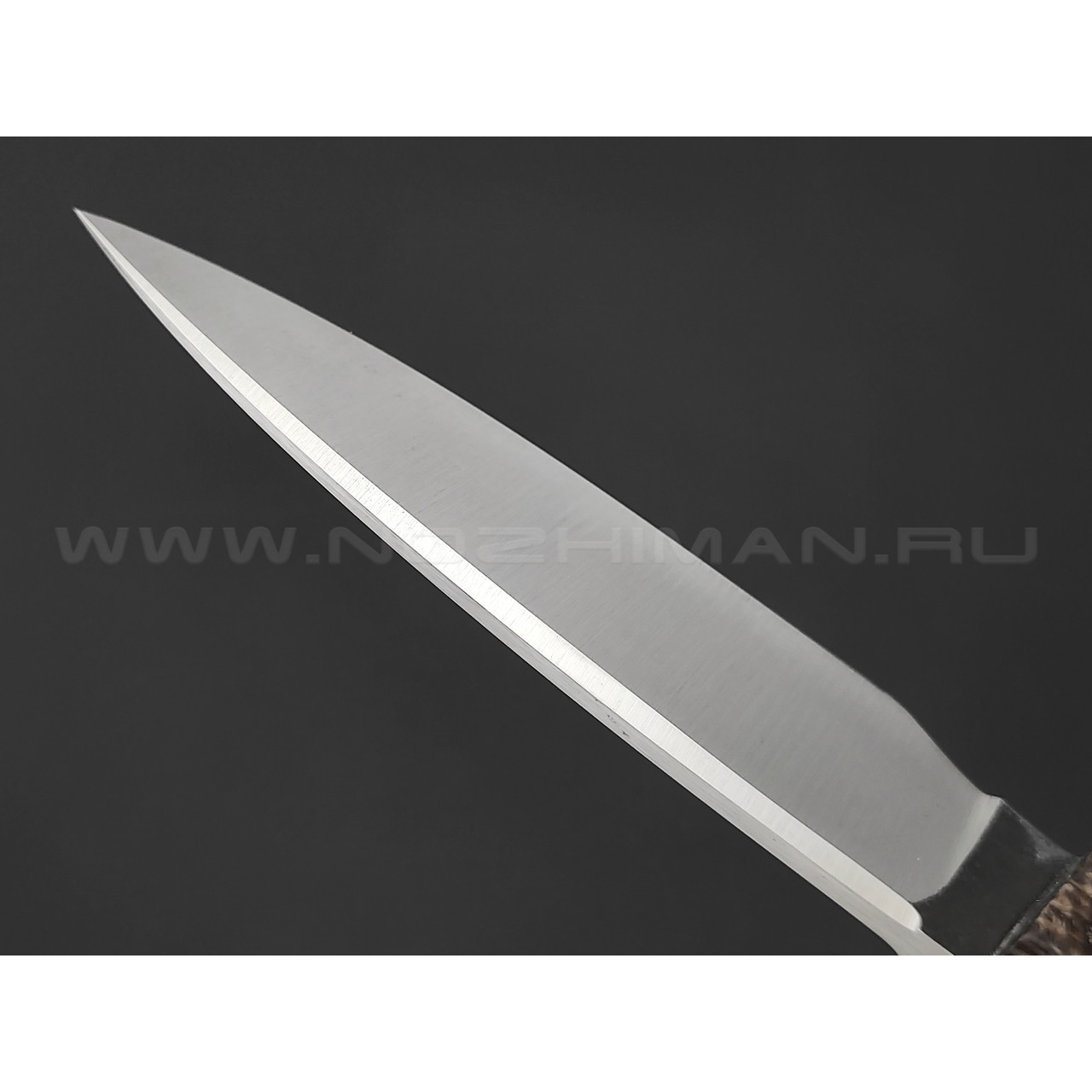 Нож Burlax BX0042 сталь Aus10Co, рукоять коричневая джутовая микарта