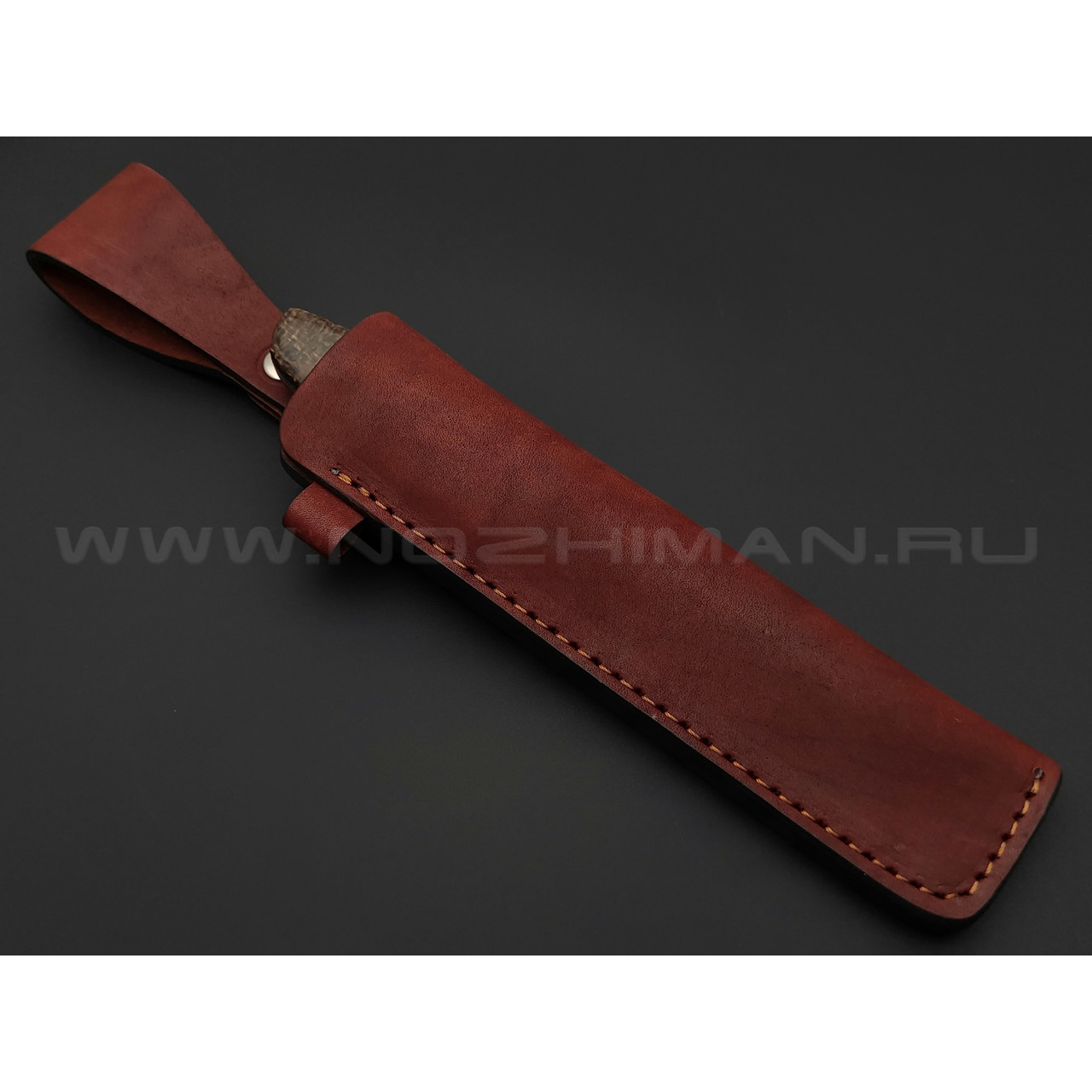 Нож Burlax BX0042 сталь Aus10Co, рукоять коричневая джутовая микарта