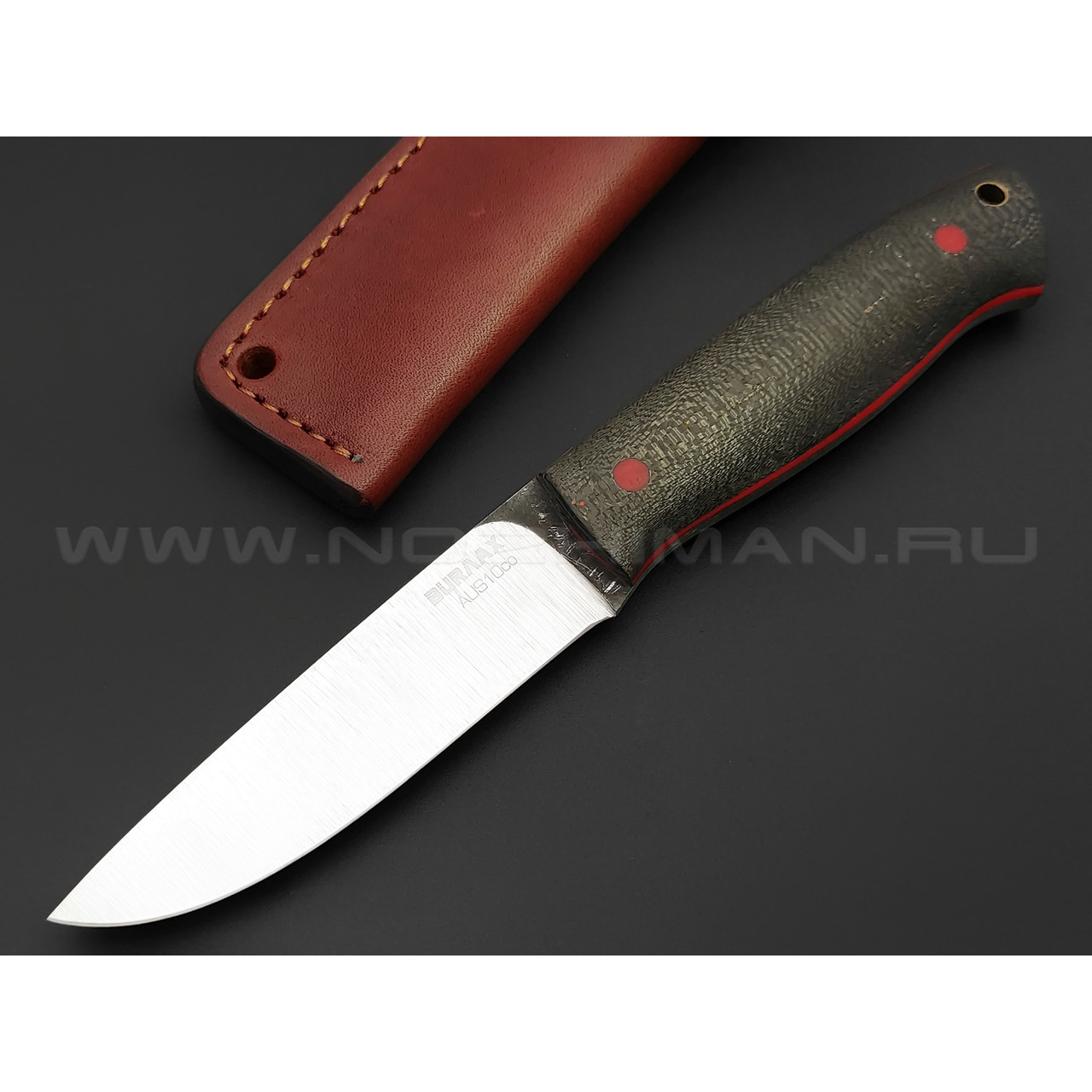 Нож Burlax BX0043 сталь Aus10Co, рукоять Carbon fiber Aero Twill