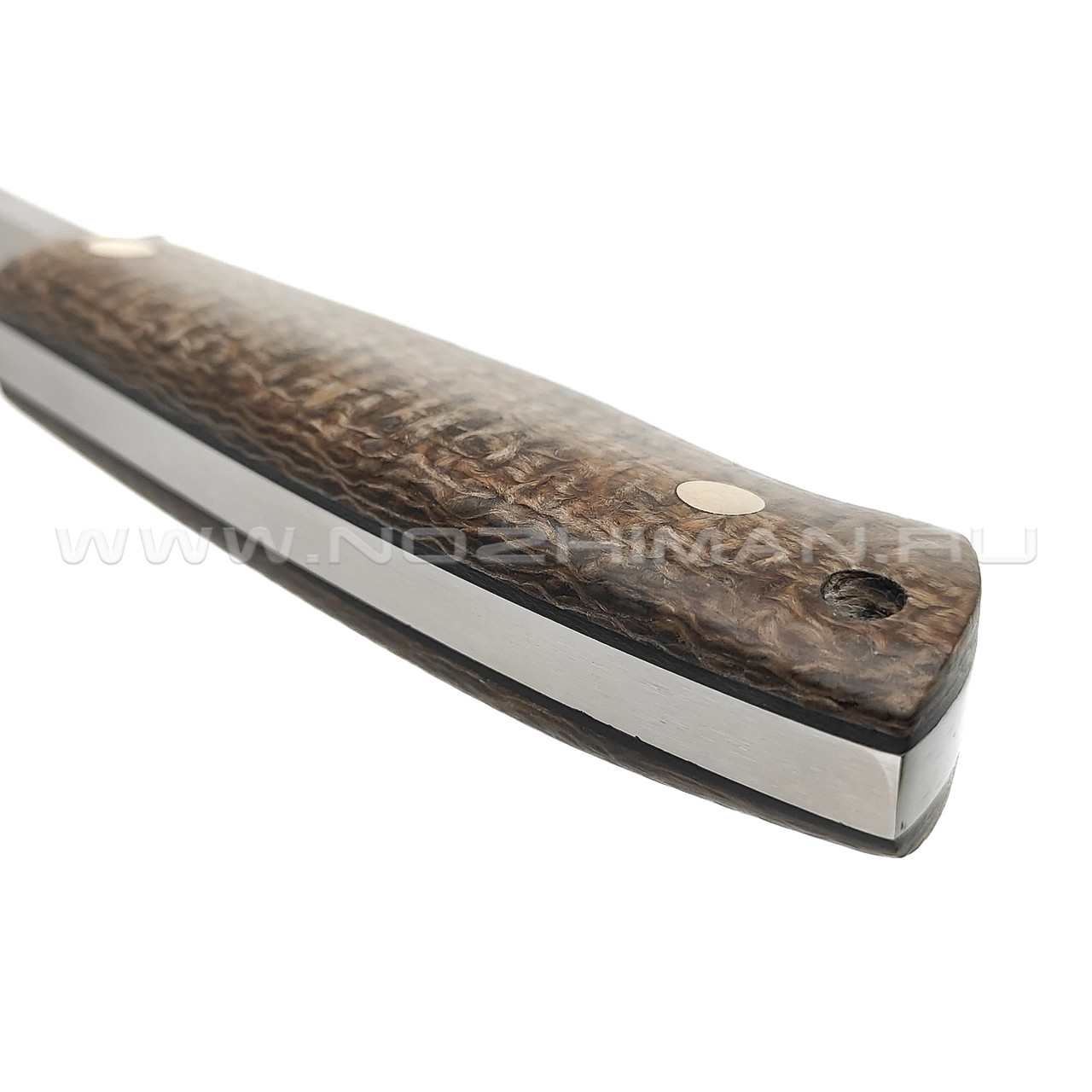 Нож Burlax Bushcraft BX0058 сталь X50Cr15MoV рукоять коричневая джутовая микарта