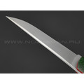 Нож Burlax BX0034 сталь N690, рукоять зеленая джутовая микарта