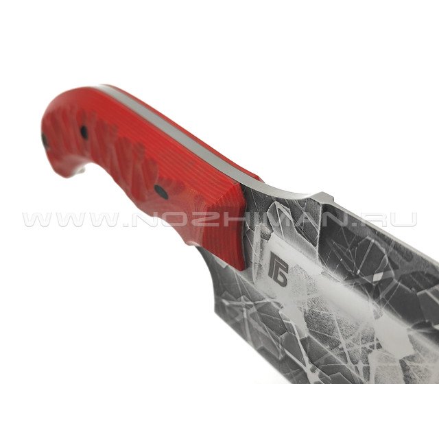 Богдан Гоготов нож NBG-26 сталь D2, рукоять G10 orange