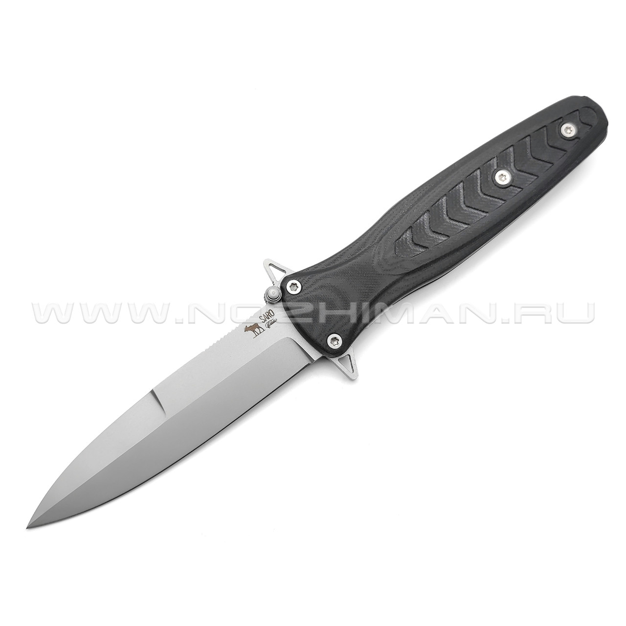 Saro нож Варанг EVO, сталь K110, рукоять G10 black