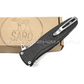 Saro нож Варанг EVO, сталь K110, рукоять G10 black