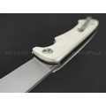 Saro нож Чиж Плюс, сталь K110, рукоять G10 white