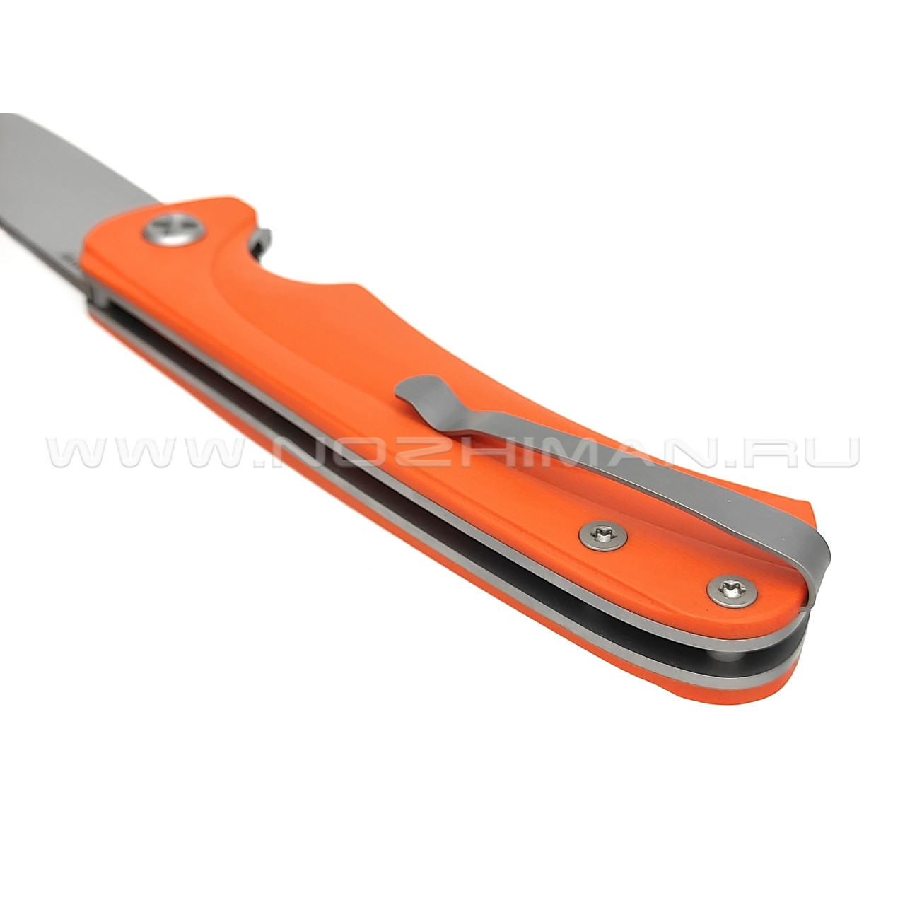 Saro нож Чиж Плюс, сталь K110, рукоять G10 orange