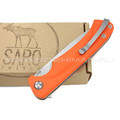 Saro нож Чиж Плюс, сталь K110, рукоять G10 orange Saro нож Чиж Плюс, сталь K110, рукоять G10 orange