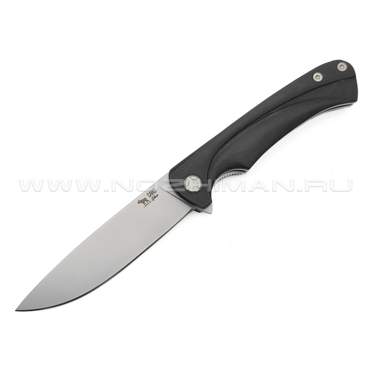 Saro нож Чиж Плюс, сталь K110, рукоять G10 black