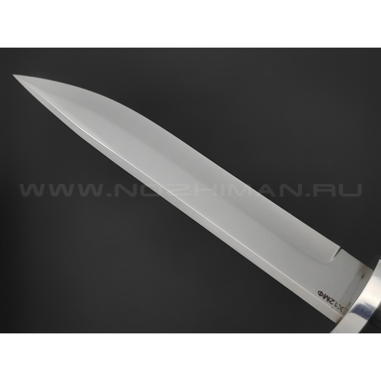 Saro нож Финский сталь Х12МФ, рукоять дерево граб