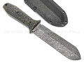 Волчий Век нож Lancette сталь 95х18 WA, рукоять G10 black & green