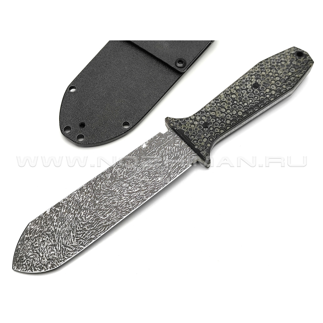Волчий Век нож Lancette сталь 95х18 WA, рукоять G10 black & green