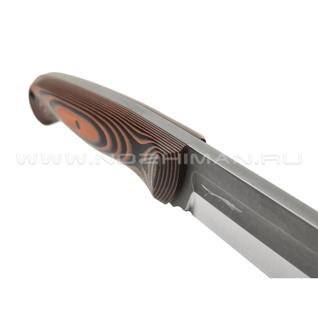 Волчий Век нож Ямской Custom Tactical Edition сталь PGK WA, рукоять G10 black & orange