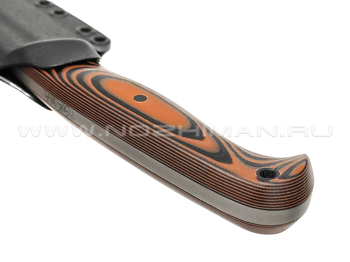Волчий Век нож Ямской Custom Tactical Edition сталь PGK WA, рукоять G10 black & orange