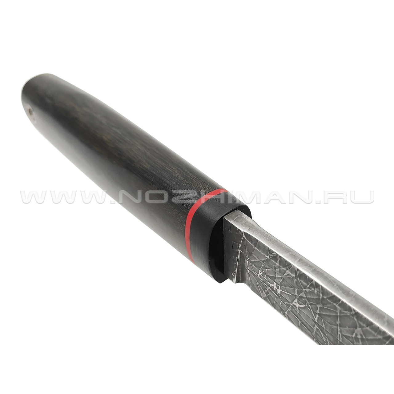 Волчий Век нож Слон Custom сталь PGK WA художественное травление, рукоять микарта