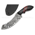 Волчий Век нож Кондрат 12 Skull Custom сталь PGK WA, рукоять G10 black & red Волчий Век нож Кондрат 12 Skull Custom сталь PGK WA, рукоять G10 black & red