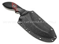 Волчий Век нож Кондрат 12 Skull Custom сталь PGK WA, рукоять G10 black & red