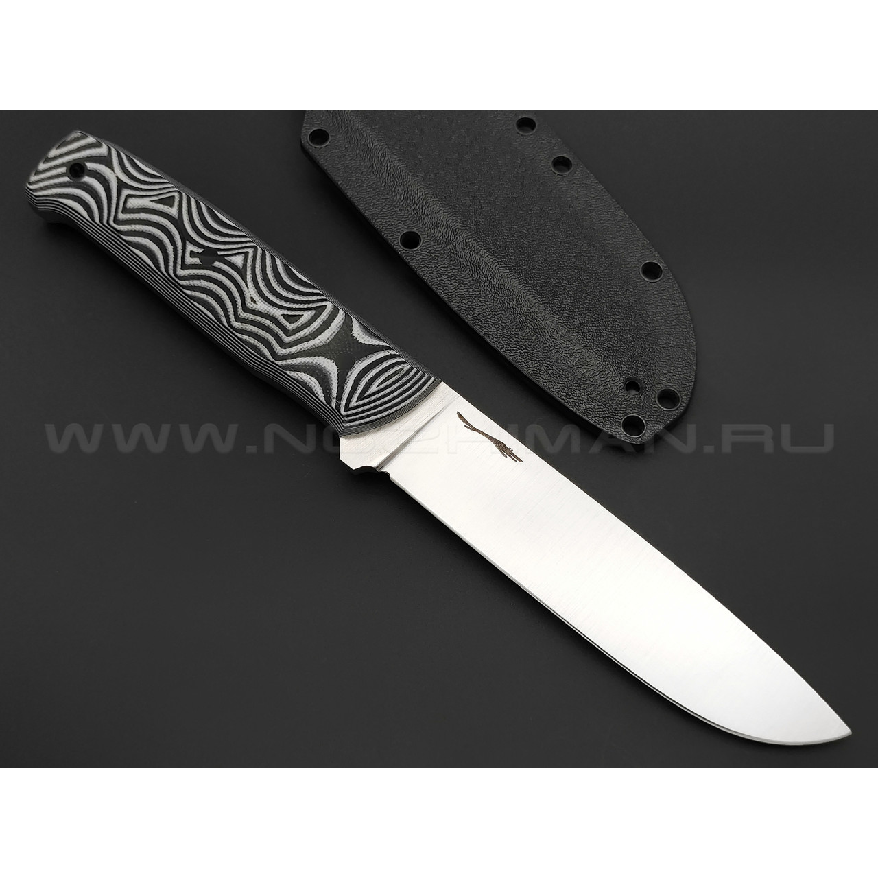 Волчий Век нож Wolfkniven сталь 95х18 WA, рукоять G10 black & white