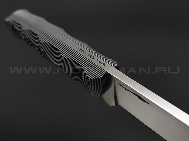 Волчий Век нож Wolfkniven сталь 95х18 WA, рукоять G10 black & white