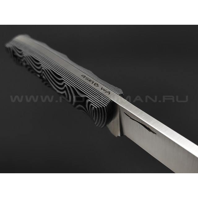 Волчий Век нож Wolfkniven сталь 95х18 WA, рукоять G10 black & white