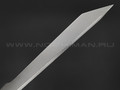 Волчий Век нож НДК 11 Mod. сталь Niolox WA сатин, рукоять Silver Twill, Carbon fiber