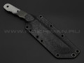 Волчий Век нож НДК 11 Mod. сталь Niolox WA сатин, рукоять Silver Twill, Carbon fiber