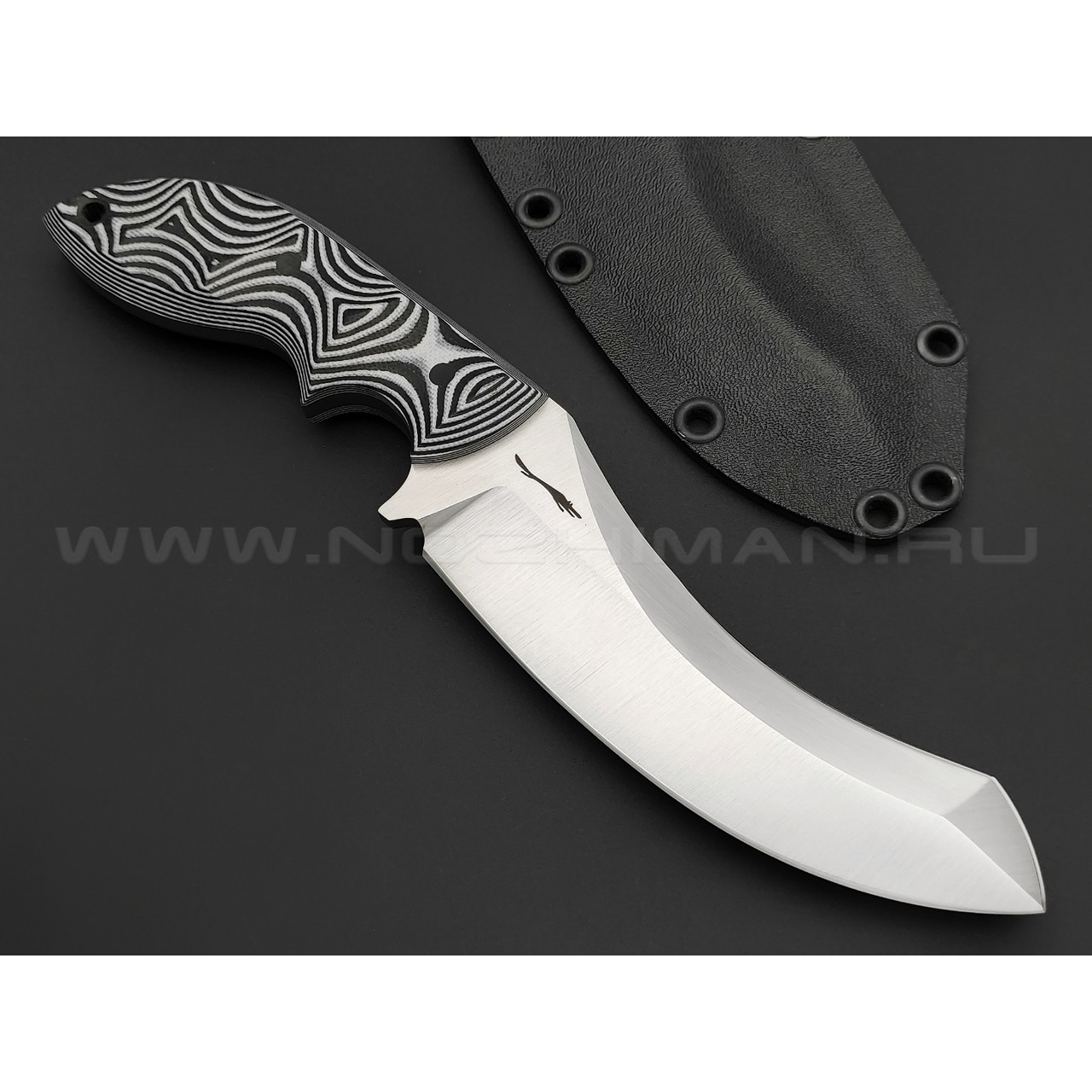 Волчий Век нож Кондрат 12 сталь 95х18 WA, рукоять G10 black & white