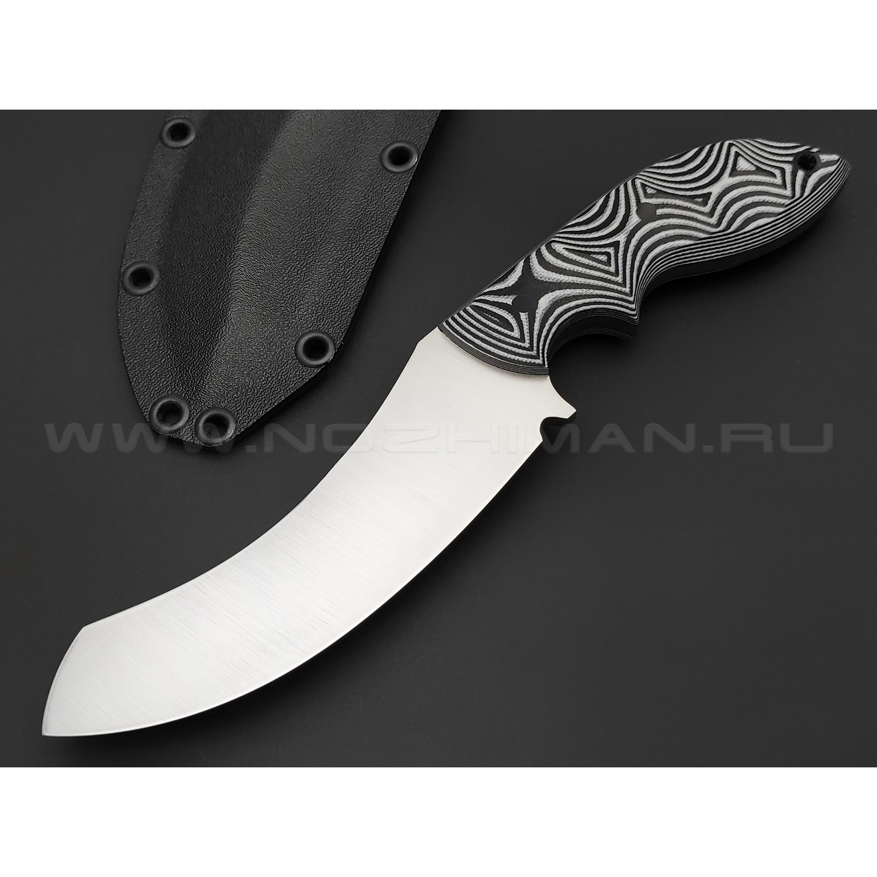 Волчий Век нож Кондрат 12 сталь 95х18 WA, рукоять G10 black & white