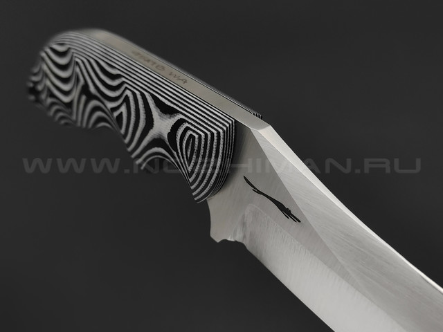 Волчий Век нож Кондрат 12 сталь 95х18 WA, рукоять G10 black & white