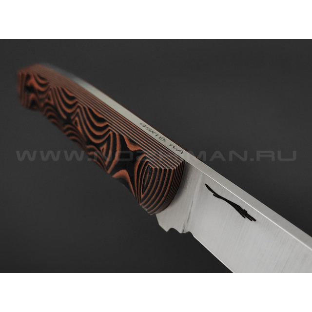 Волчий Век нож Wolfkniven сталь 95х18 WA, рукоять G10 black & orange