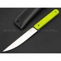 Нож Burlax BX0113 сталь Aus10Co, рукоять желтая микарта