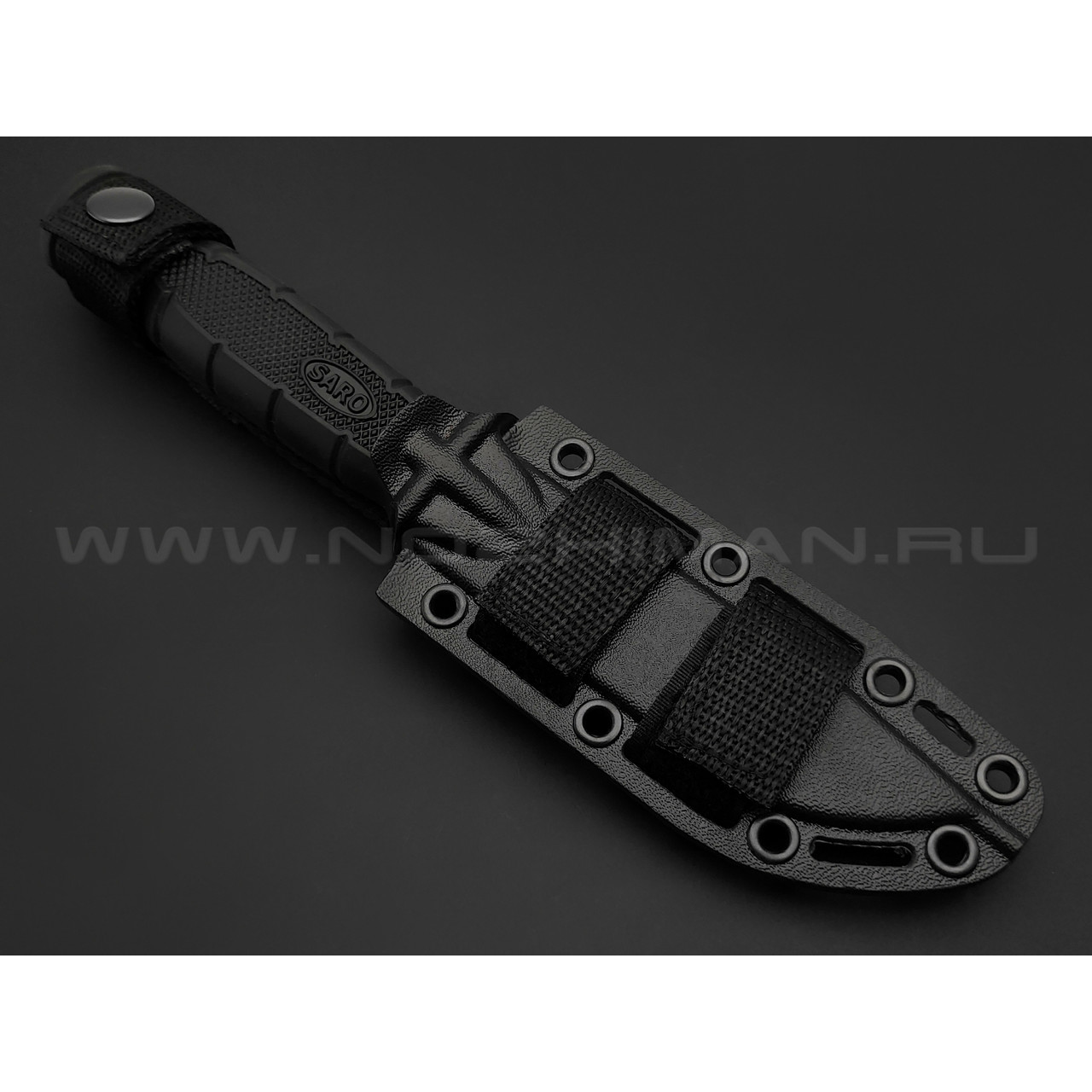 Saro нож Финский сталь K110, рукоять резина