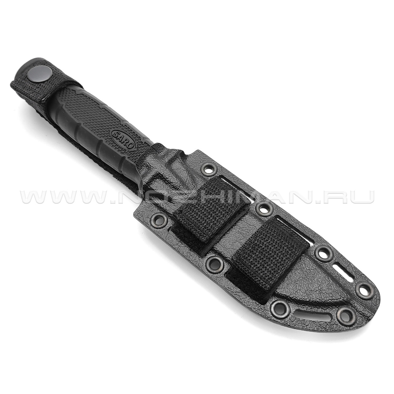 Saro нож Финский сталь 65Г, рукоять резина