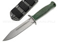 Saro нож НР-2000 сталь Aus-6, рукоять зеленая резина