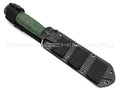 Saro нож НР-2000 сталь Aus-6, рукоять зеленая резина