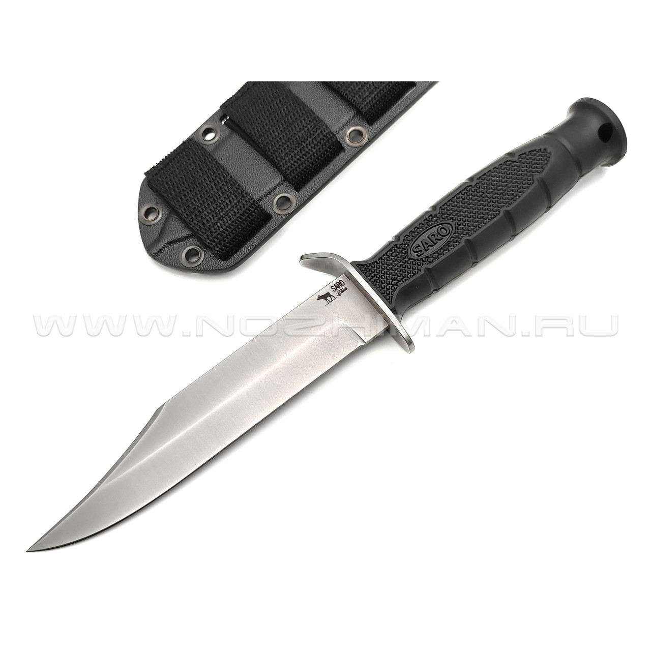 Saro нож НР-43 сталь K110, рукоять резина